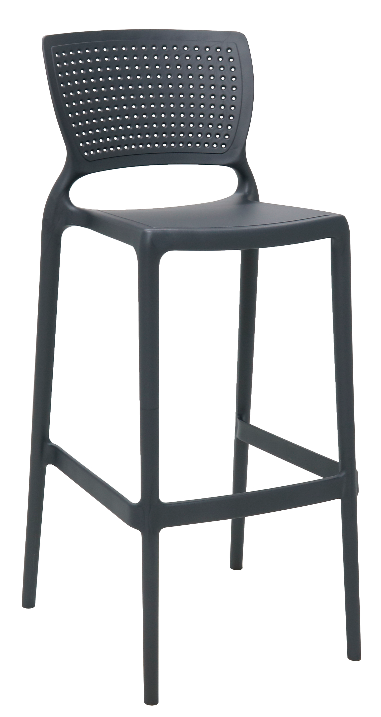 Silla de Barra Alice Negro