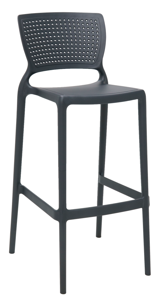 Silla de Barra Alice Negro