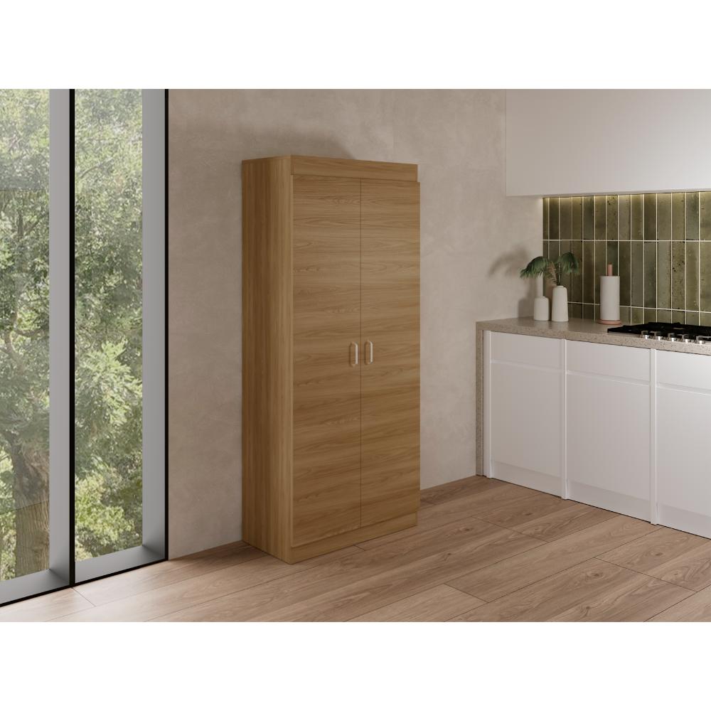 Mueble Alacena Lyssy Fresno Y Blanco