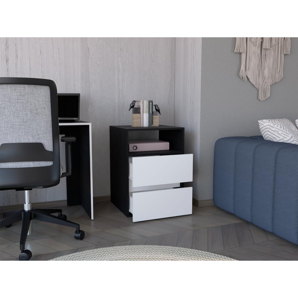 Archivador Rinosol Wengue Y Blanco