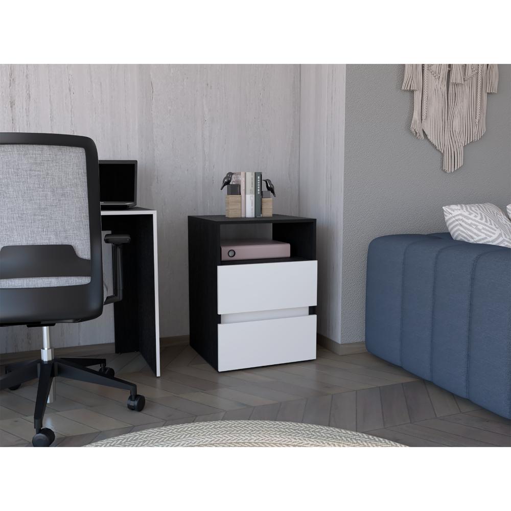 Archivador Rinosol Wengue Y Blanco
