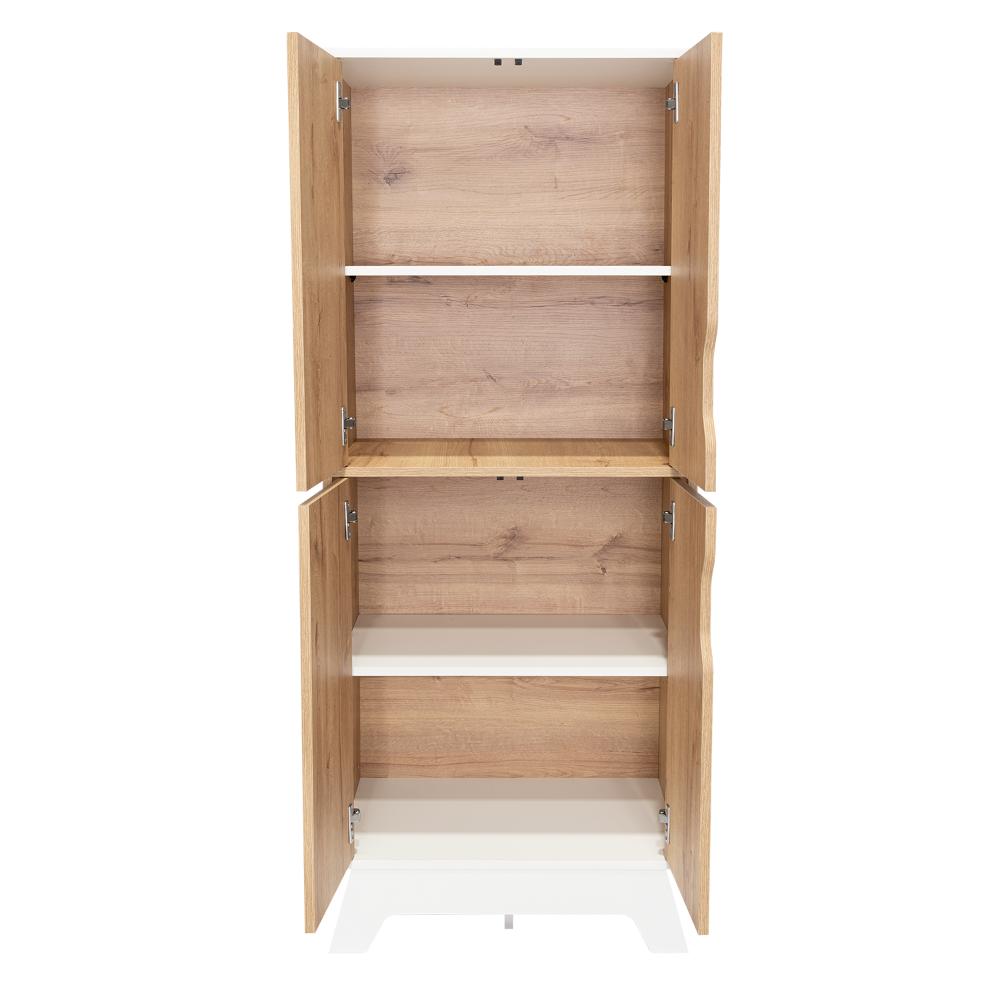 Alacena De Cocina Truncos Bi Color Duna Blanco