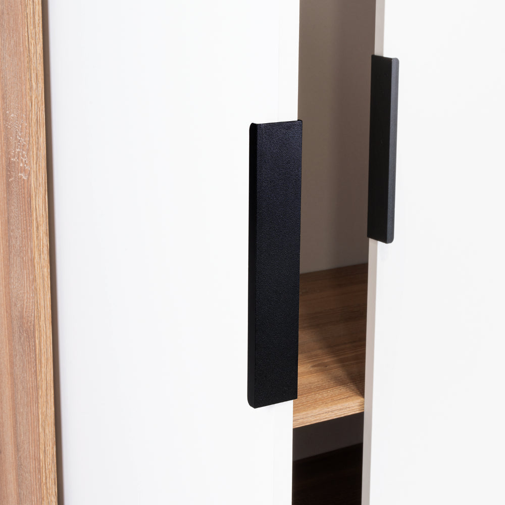 Closet Okria Con Espejo Miel Y Blanco