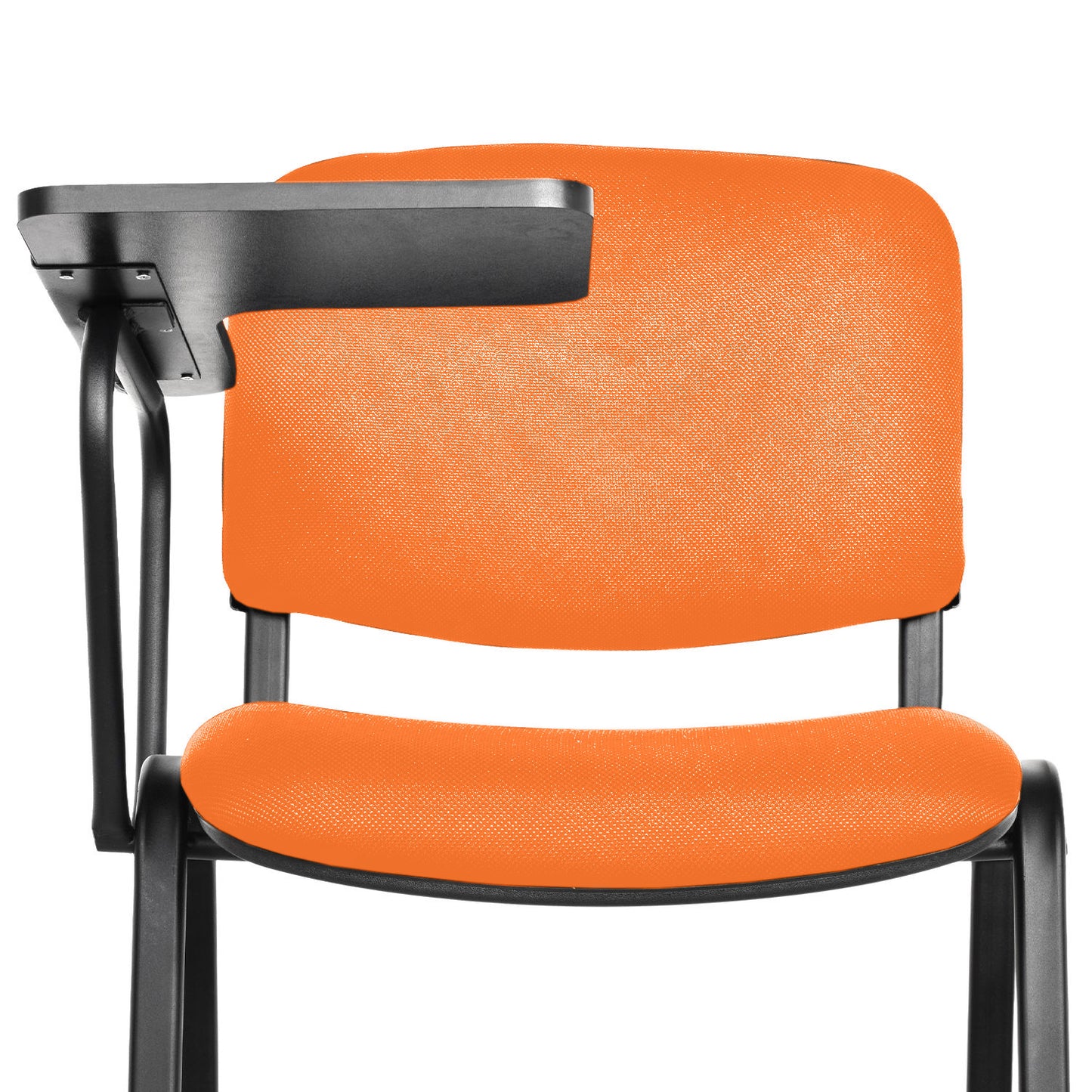 Silla Universitaria Isosceles Tapizada Brazo Fijo naranja