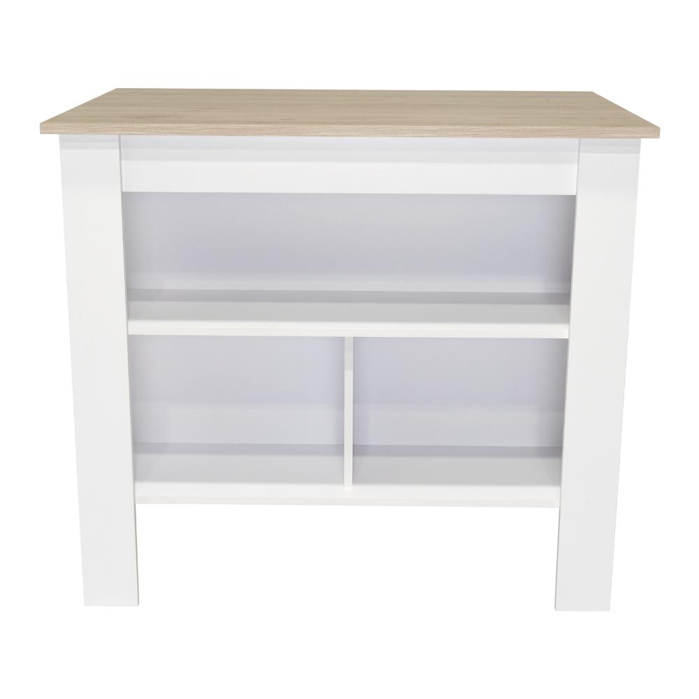 Barra De Cocina Serima Ceniza Y Blanco