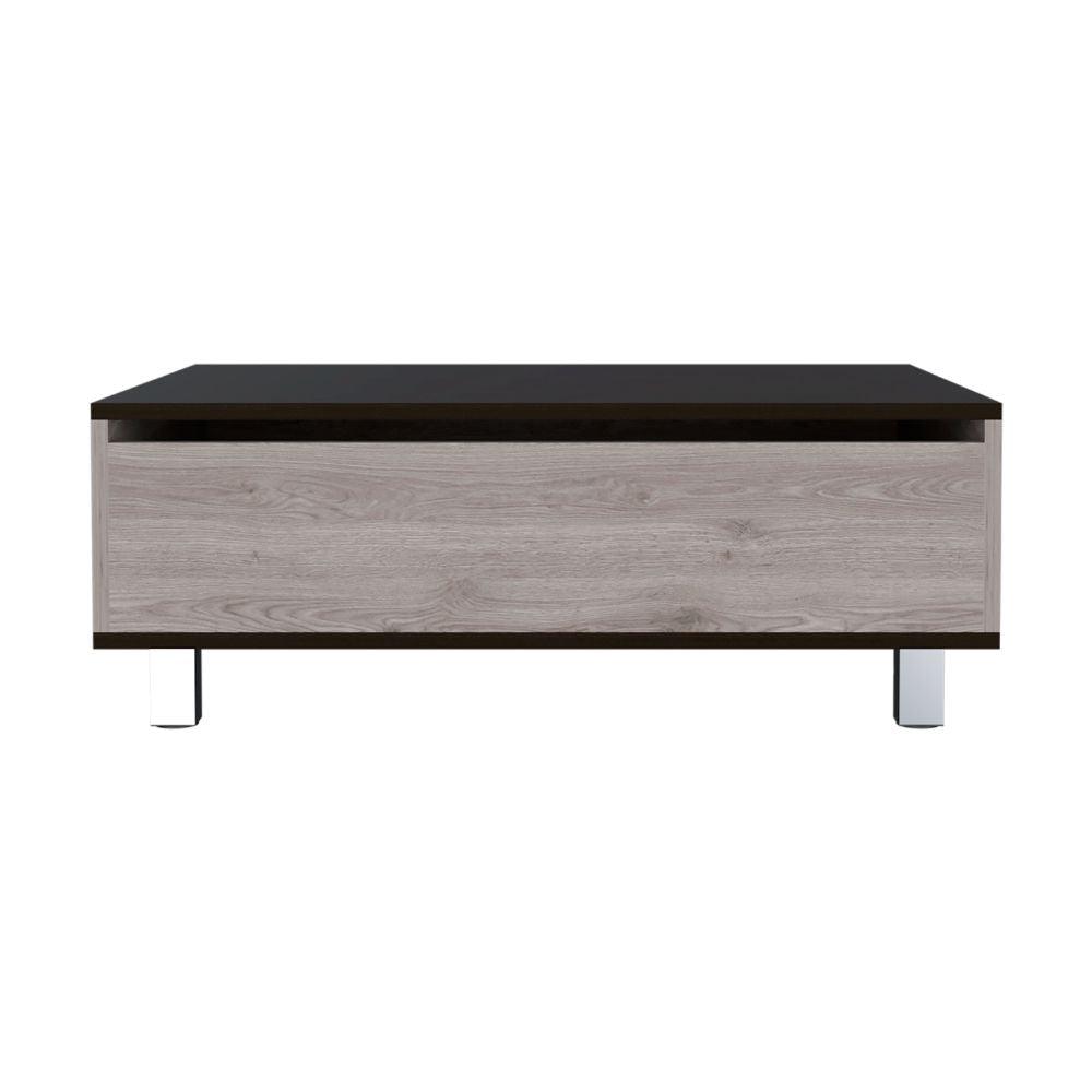 Mesa De Centro Zynara 2G Ceniza + Wengue
