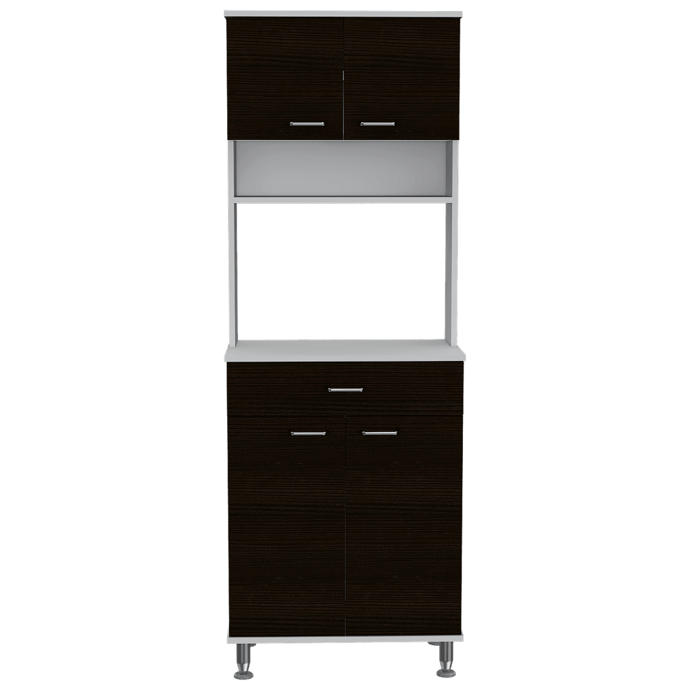 Mueble Cocina Stich Blanco Y Wengue