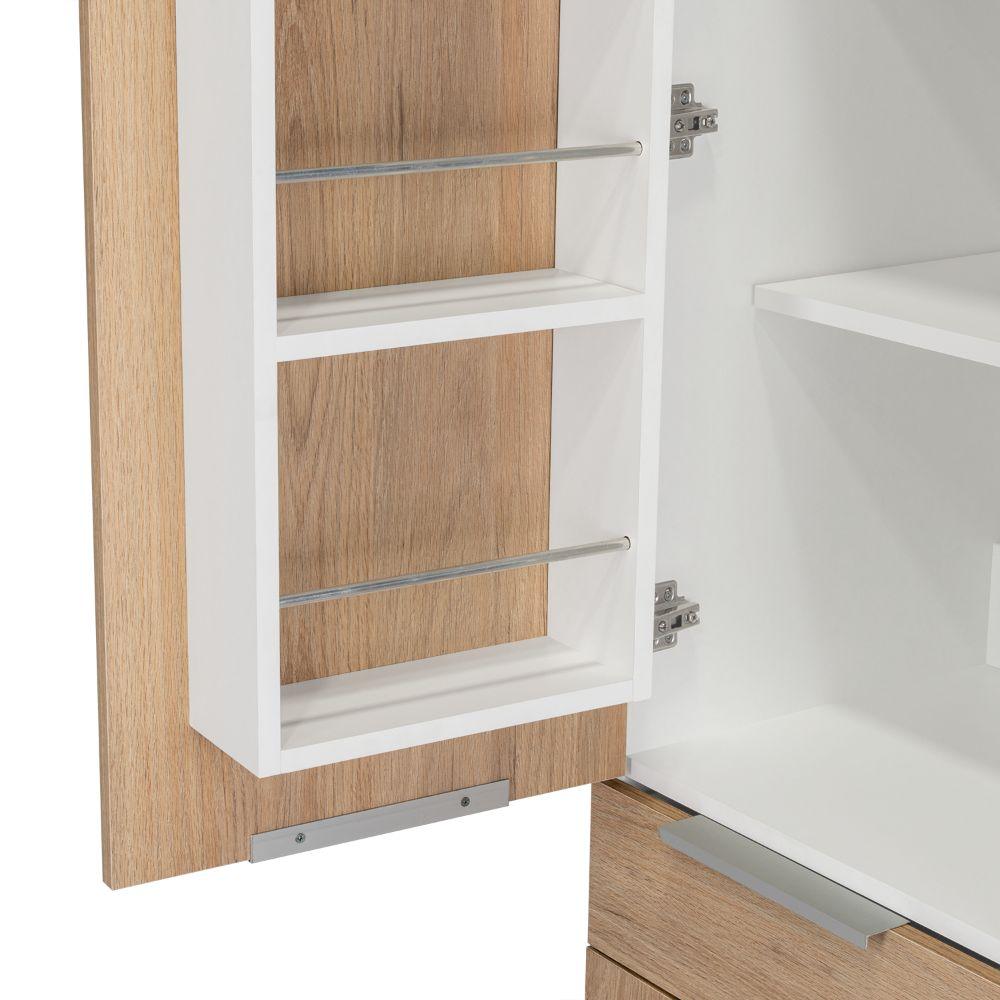Alacena Lyvora Blanco Y Rovere