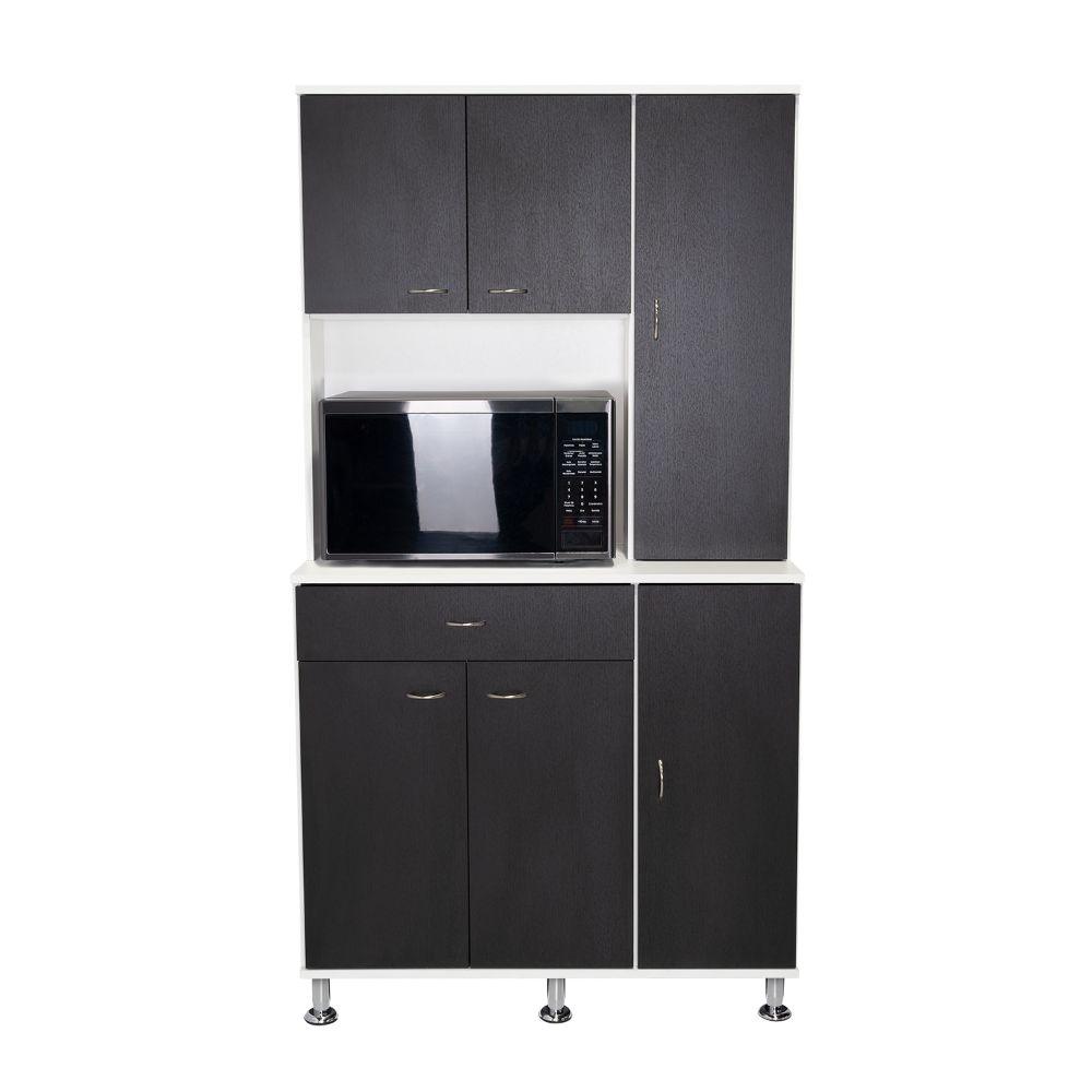 Mueble Alacena Koriva Blanco Y Wengue