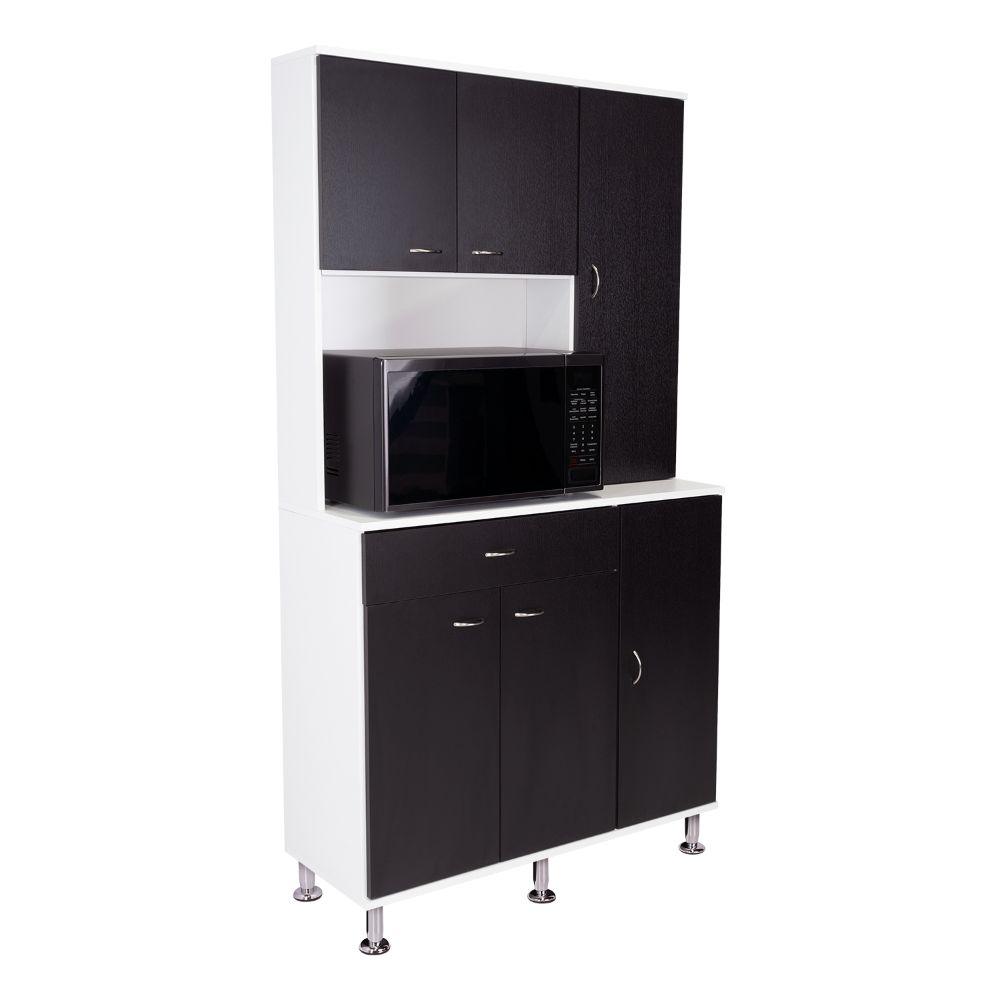 Mueble Alacena Koriva Blanco Y Wengue