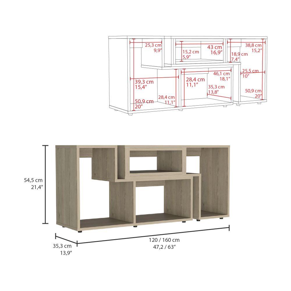 Mesa Para Tv Veluna Rovere Para Tv De 50" B