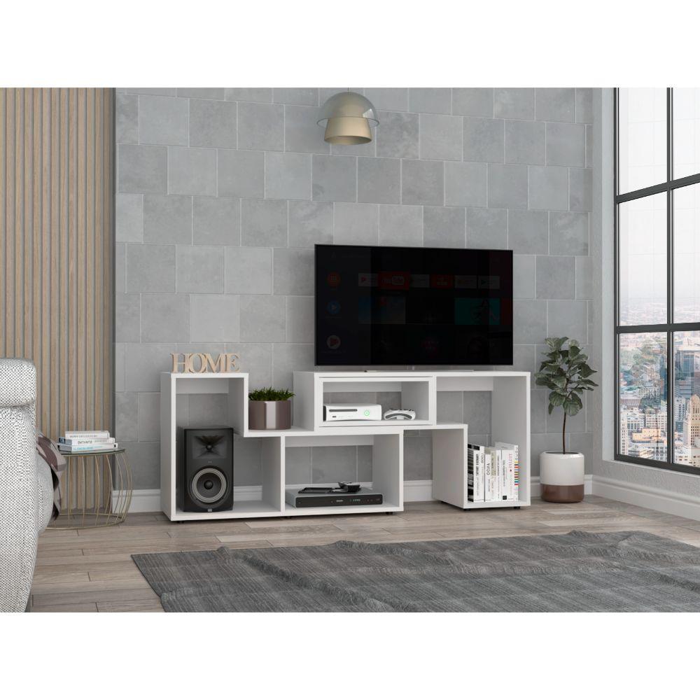 Mesa Para Tv Veluna Blanco Para Tv De 50"