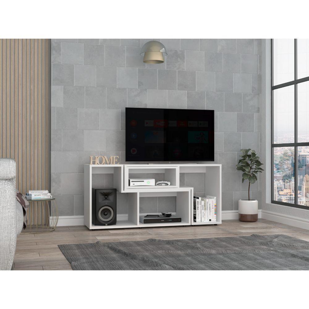 Mesa Para Tv Veluna Blanco Para Tv De 50"