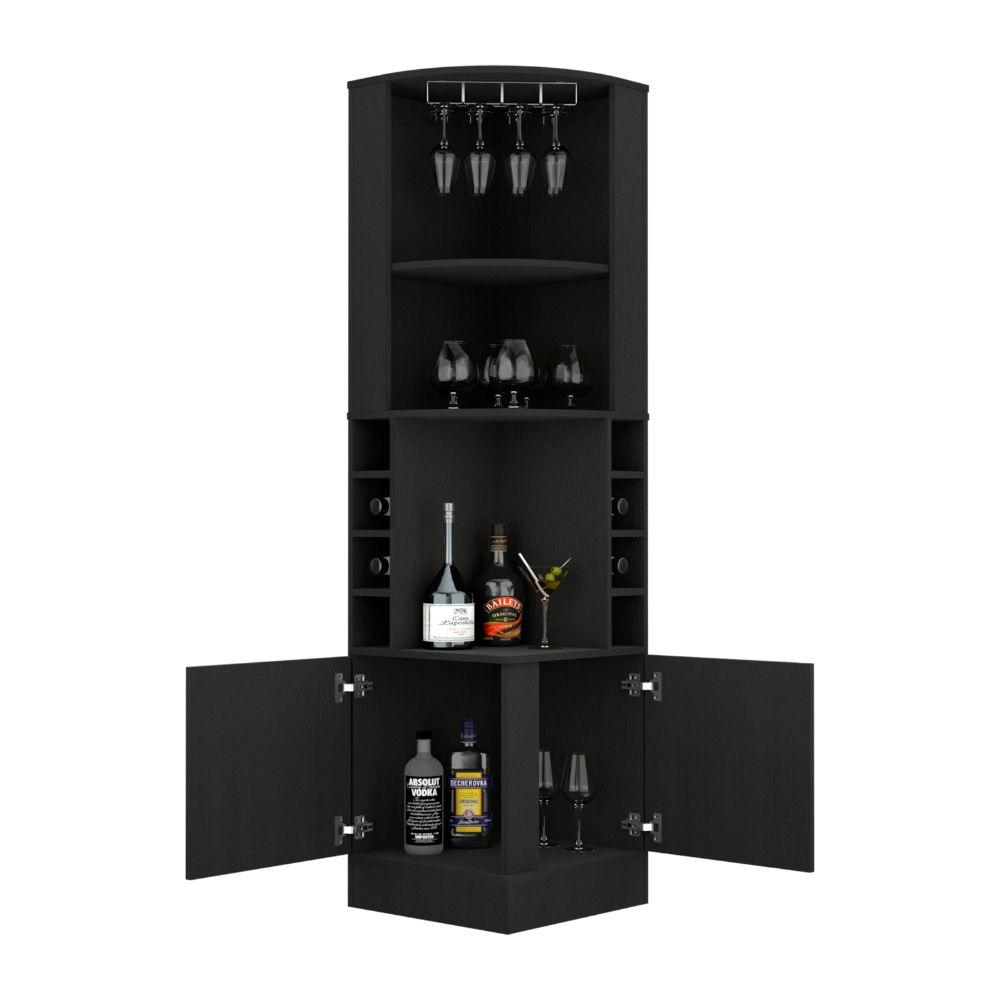 Bar Esquinero Olyria, Wengue, Con Dos Puertas Y Porta Copas