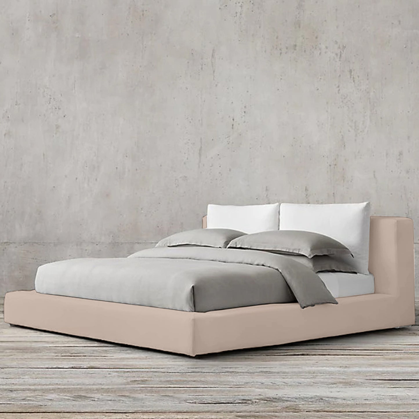 Cama Doble Astoria Beige