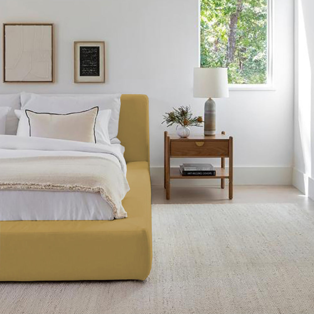 Cama Sencilla Astoria Mostaza