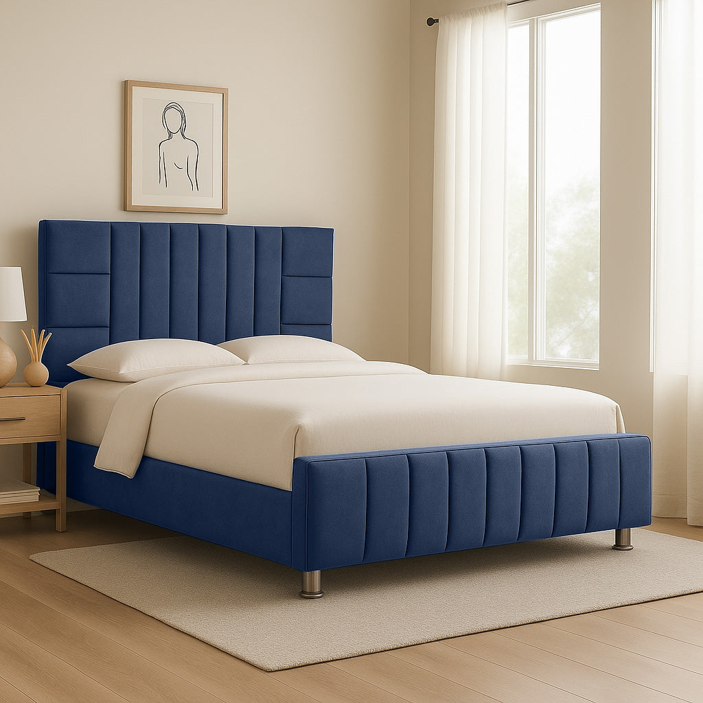 Cama Semidoble Fiora Azul
