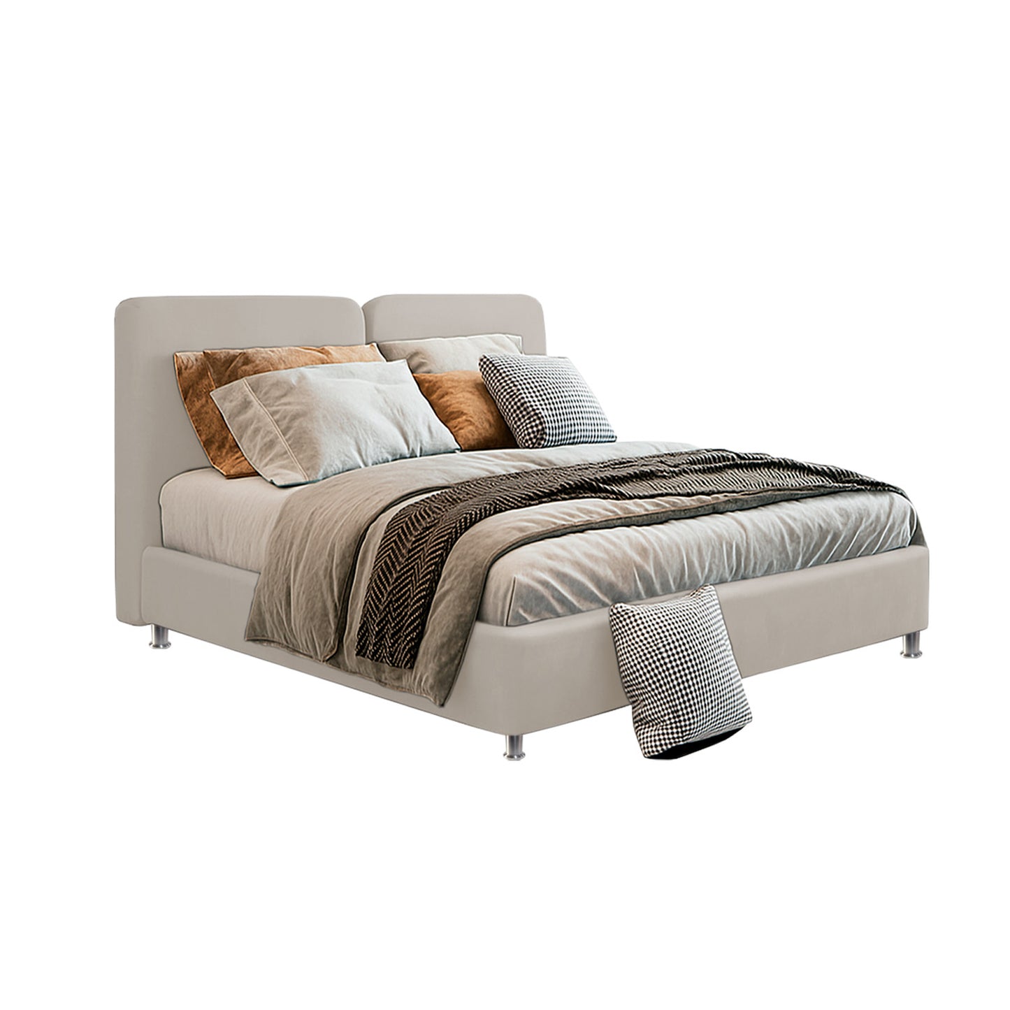 Cama King Gabor Beige