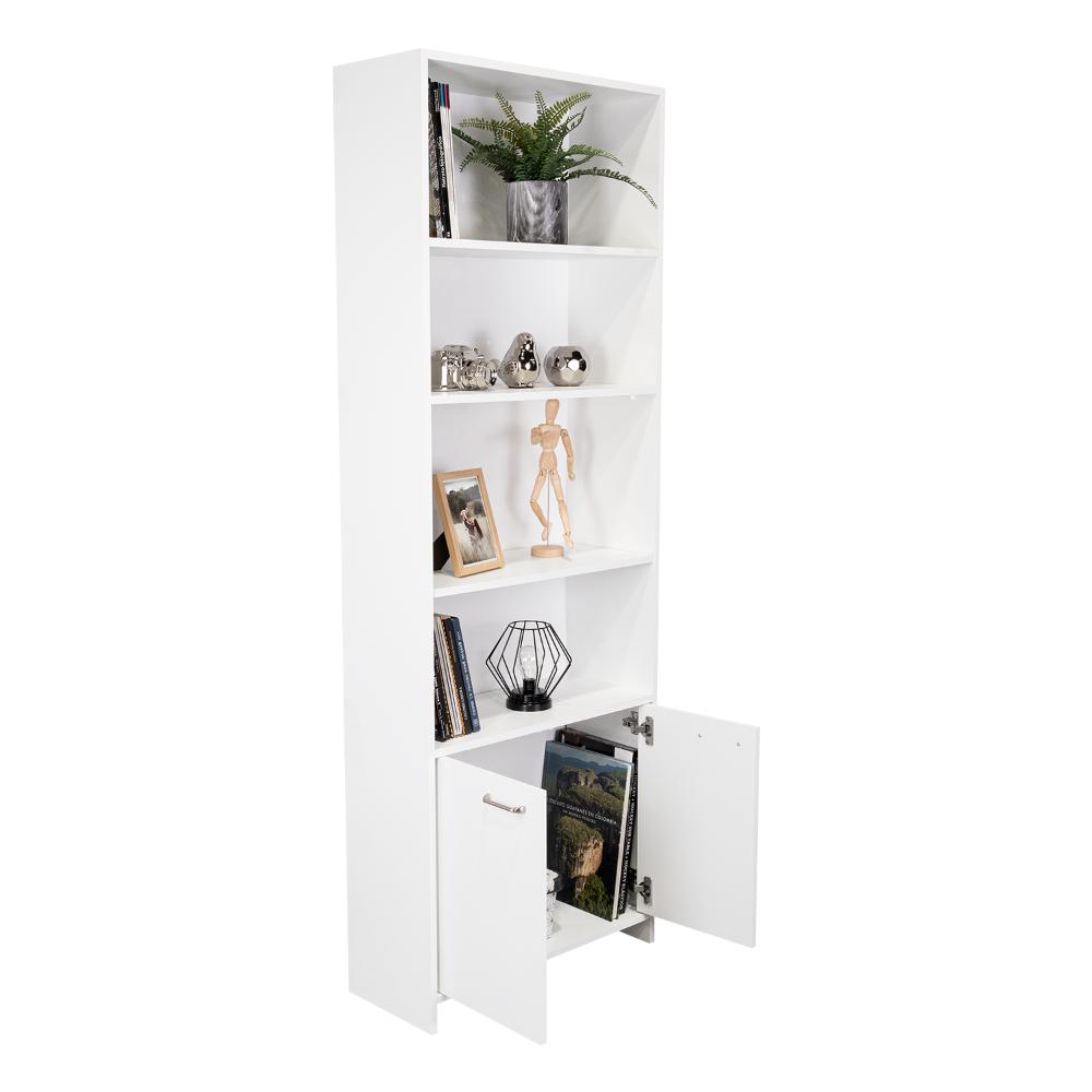 Biblioteca Omelun 1.80 Con Puertas (1C) Bl