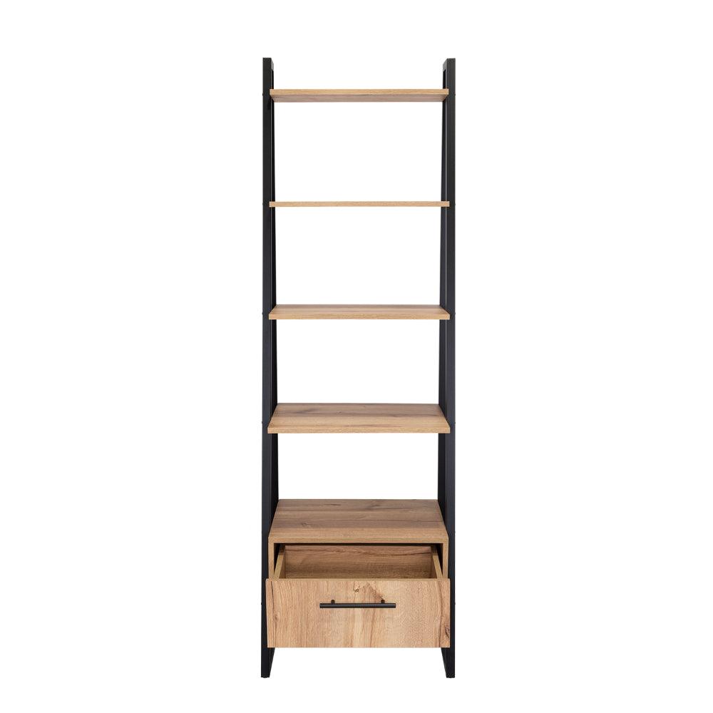 Estanteria Ferrero 1 Cajon Duna+Estructura Metalica Negra