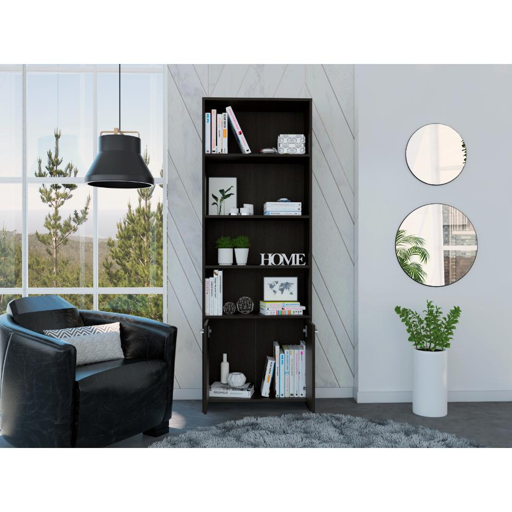 Biblioteca Omelun 1.80 Con Puerta (1C)