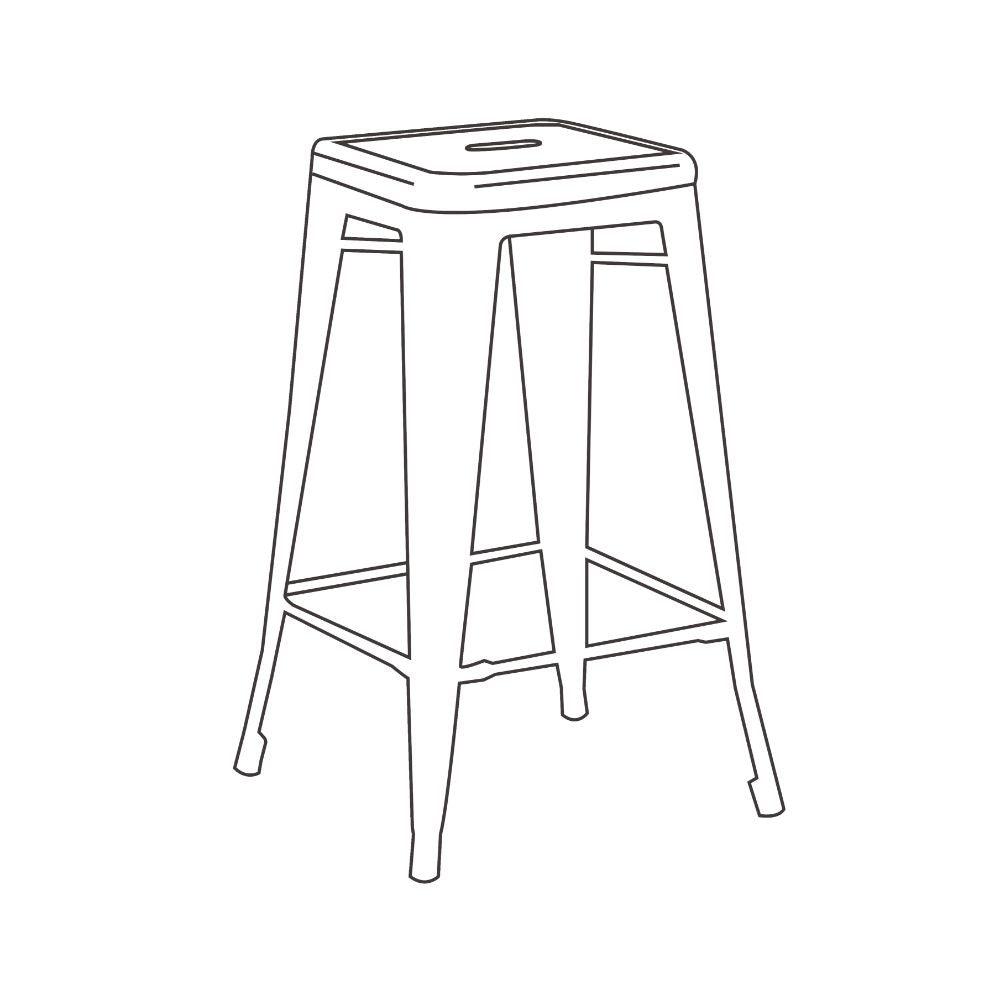 Silla True Negro Set X 2