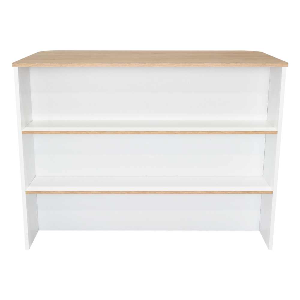 Barra De Cocina Nimora Blanco Y Rovere