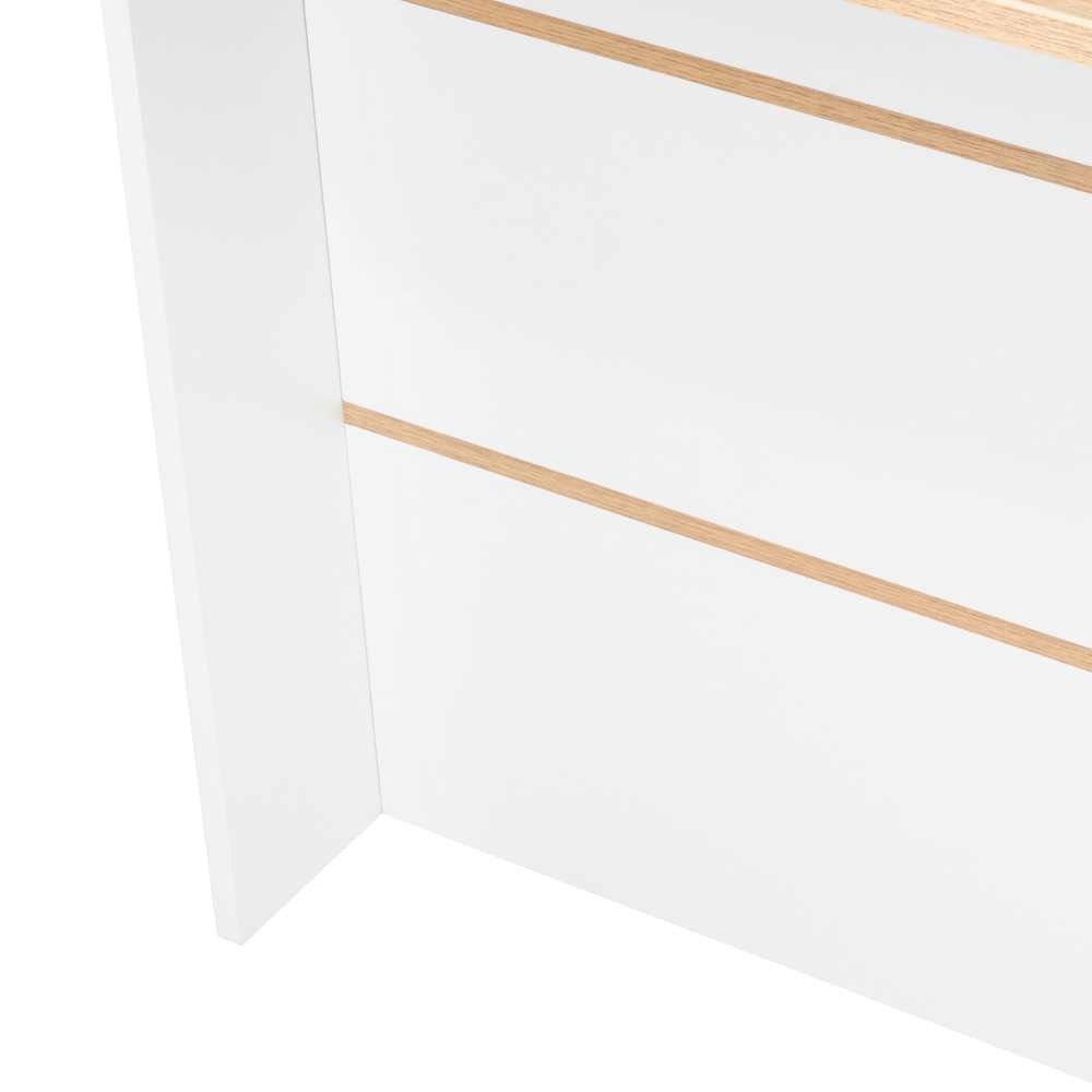Barra De Cocina Nimora Blanco Y Rovere