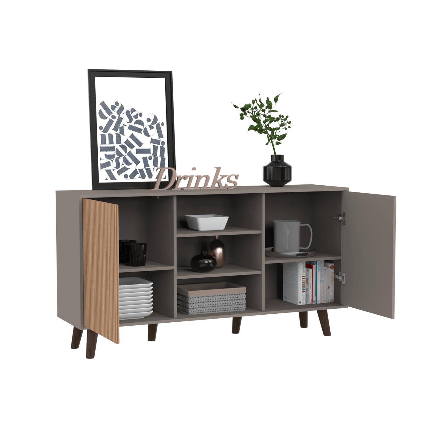 Mesa Auxiliar Aldeva Cocoa Una Puerta