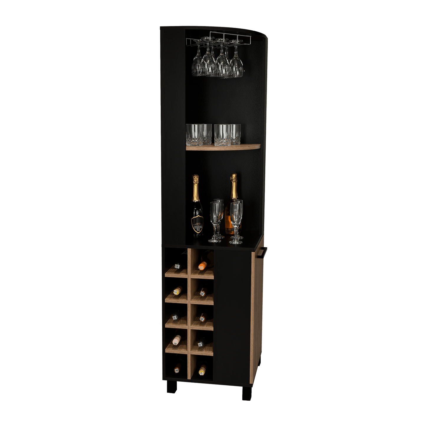 Bar Esquinero Yelper, Wengue Y Miel, Con Dos Entrepaños Una Puerta
