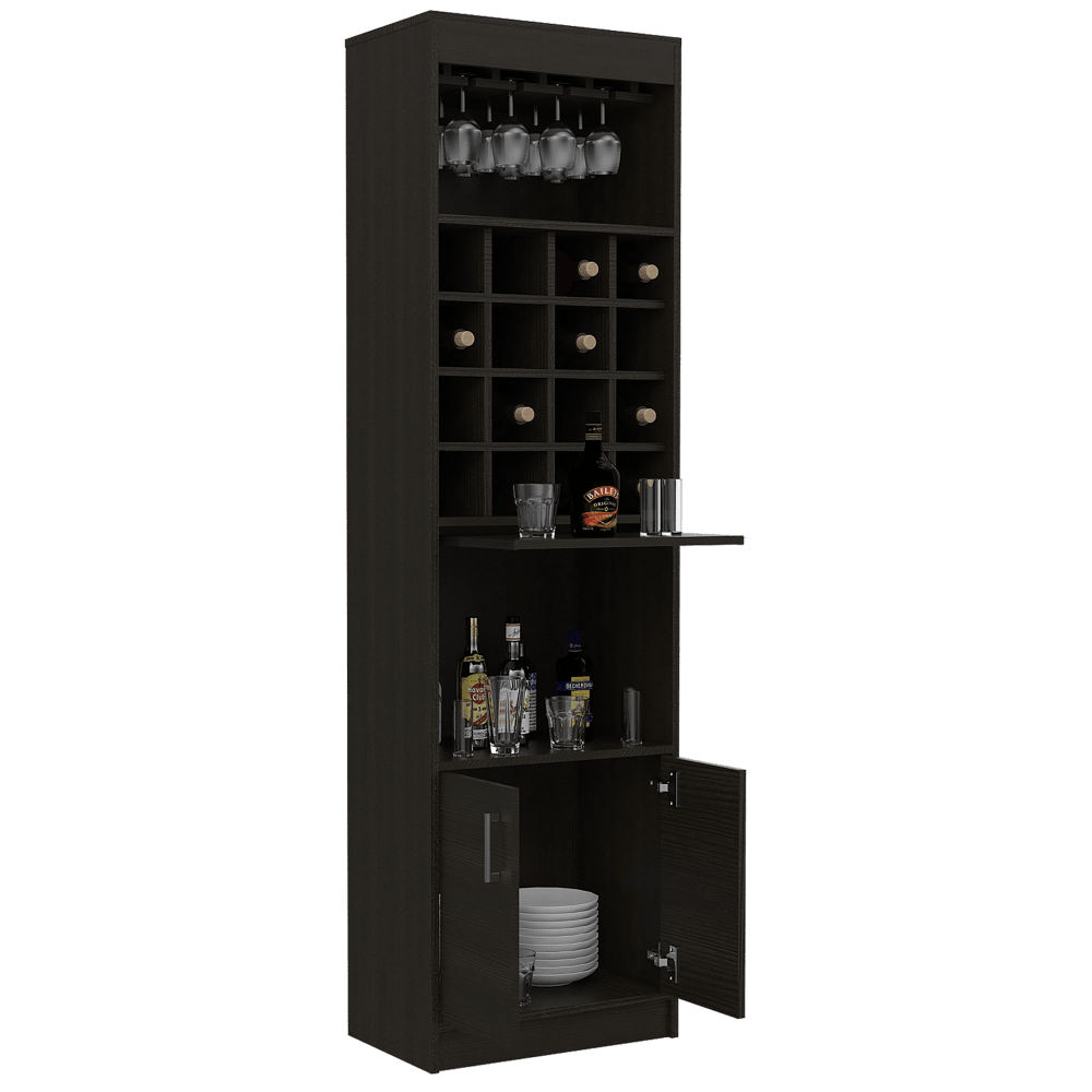 Bar Cronis, Wengue, Con Gran Capacidad De Almacenamiento