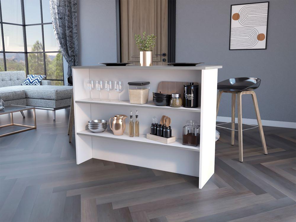 Barra De Cocina Nimora Blanco