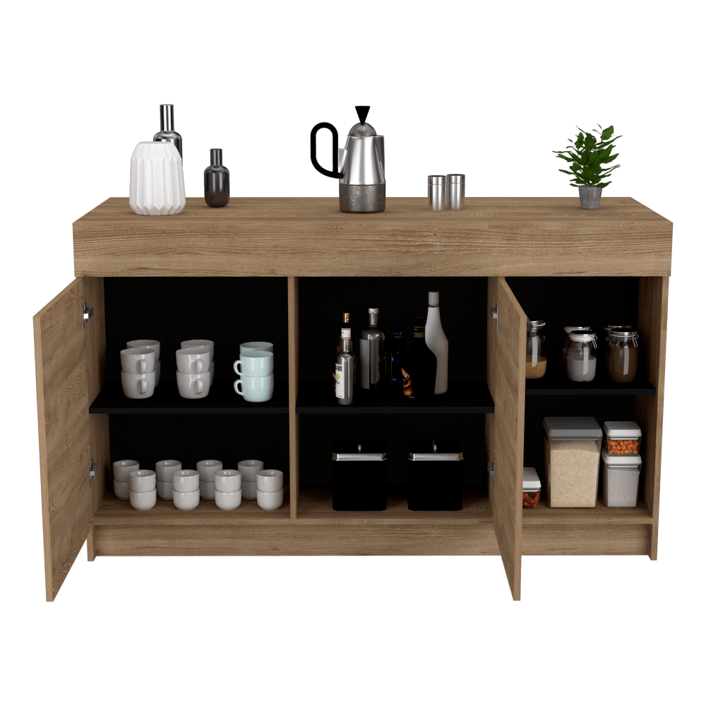 Barra De Cocina Predi Miel Y Wengue