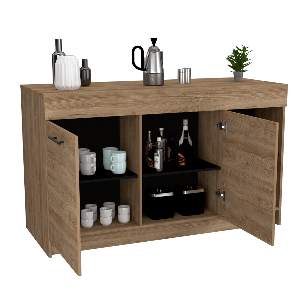 Barra De Cocina Predi Miel Y Wengue