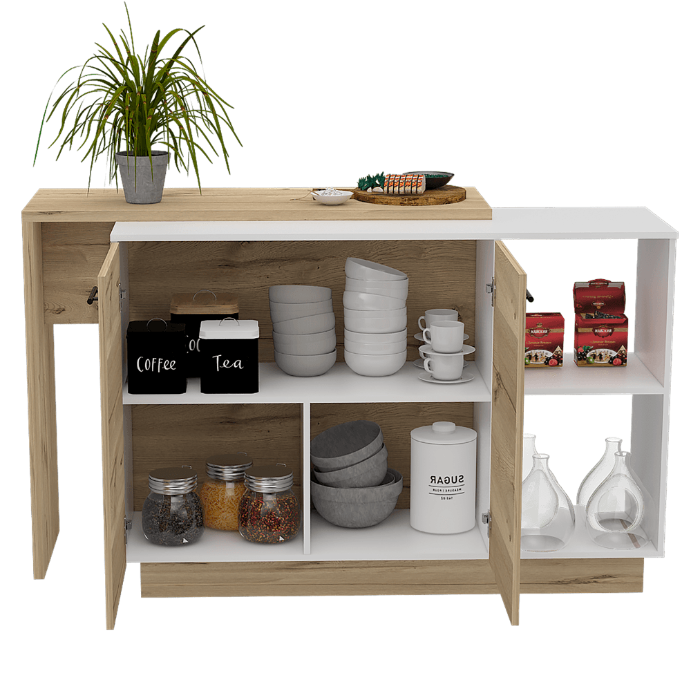 Barra De Cocina Ship Duna Y Blanco