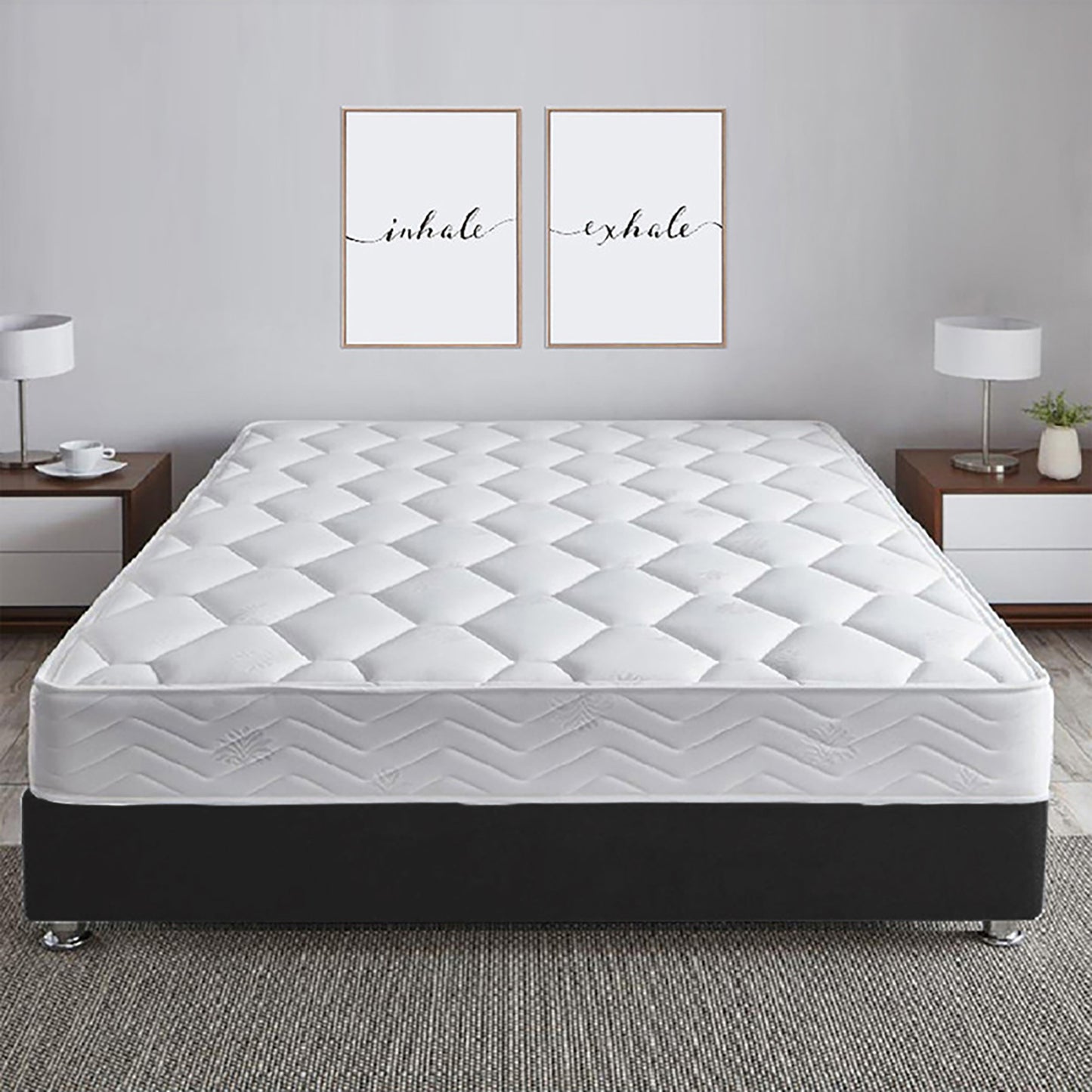 Base Cama Roma Sencilla Negro