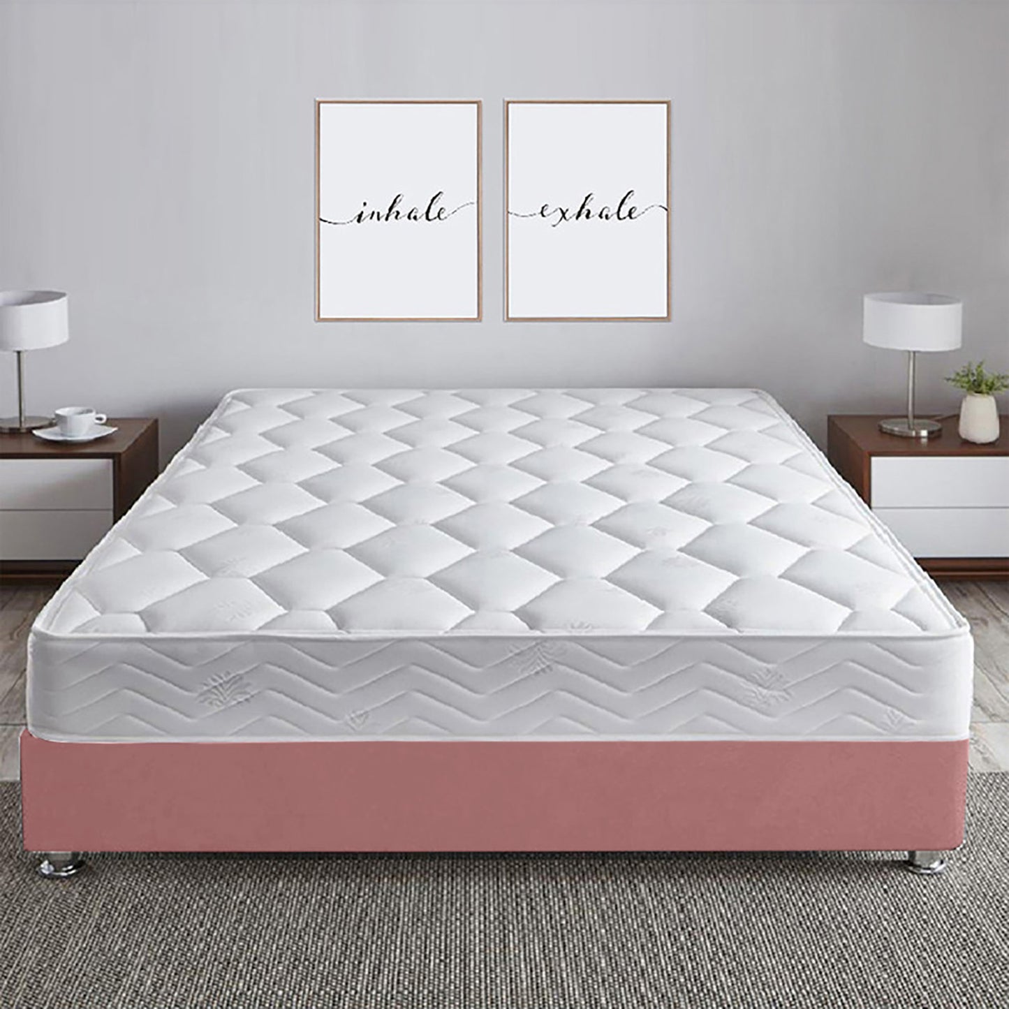 Base Cama King Florencia Salmon