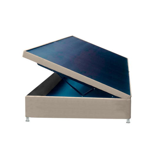 Base Cama Baúl Semidoble Taupe