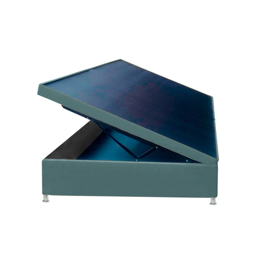 Base Cama Baúl Doble Verde