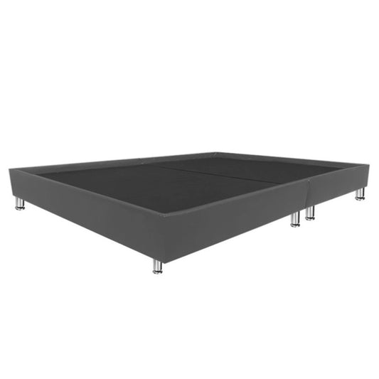 Base Cama Queen Roma  Gris Plomo
