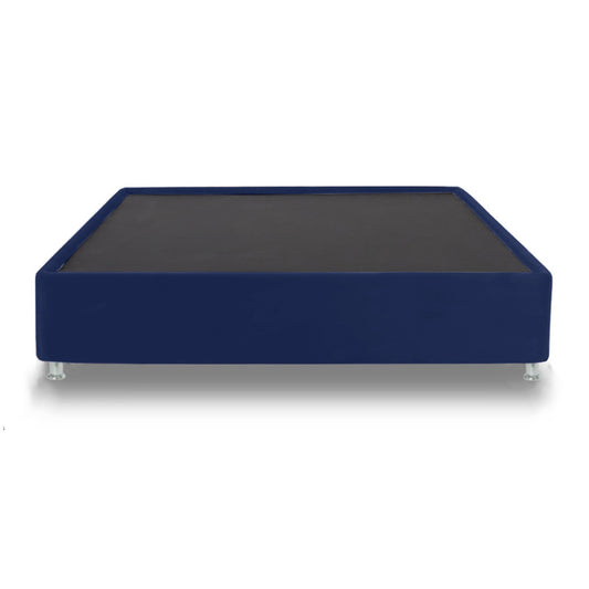 Base Cama Roma Sencilla  Azul