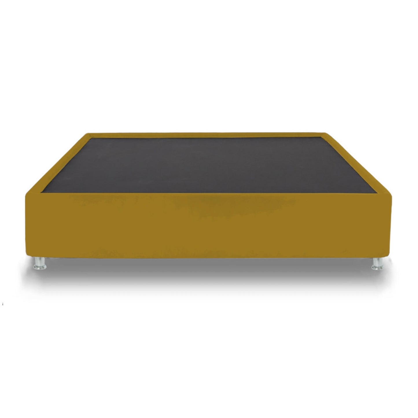 Base Cama Roma Sencilla Mostaza