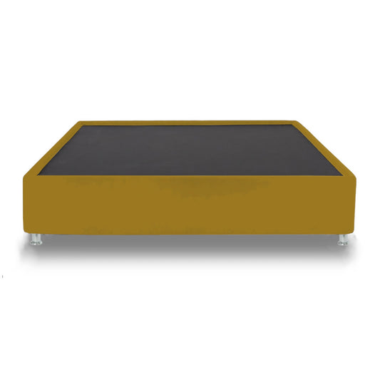 Base Cama Roma Sencilla Mostaza