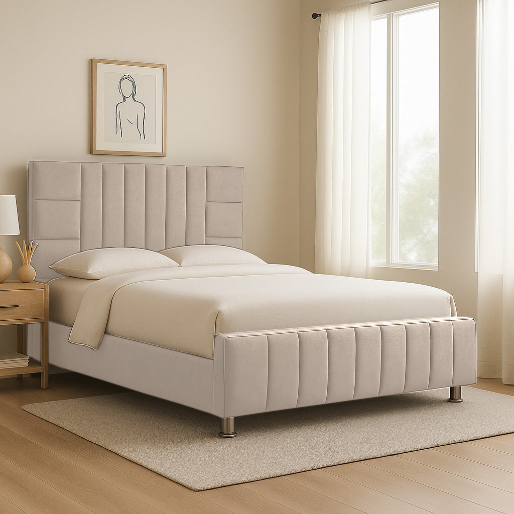 Cama Semidoble Fiora Beige