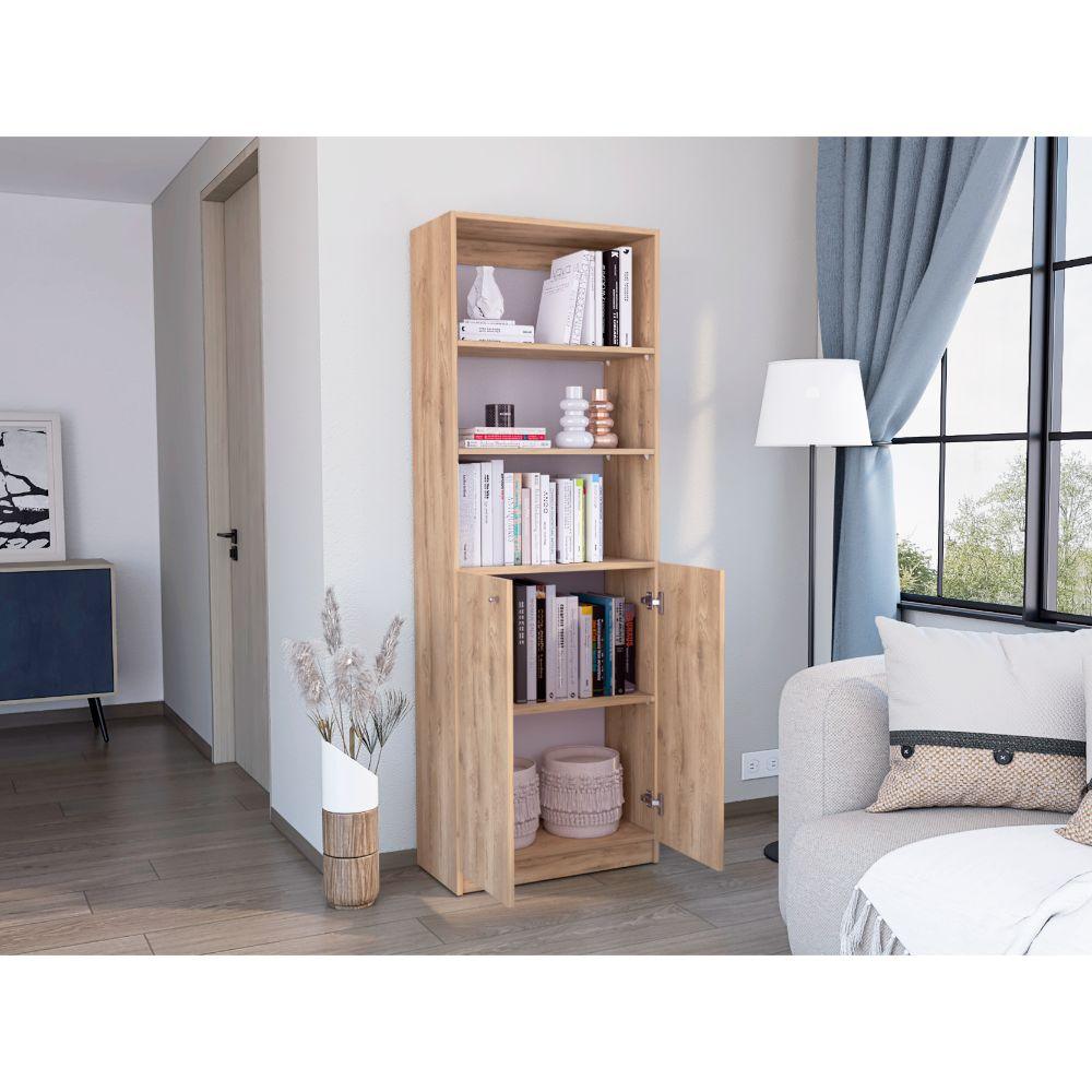 Estante Valuma E4 2P (1C) Macadamia+Blanco