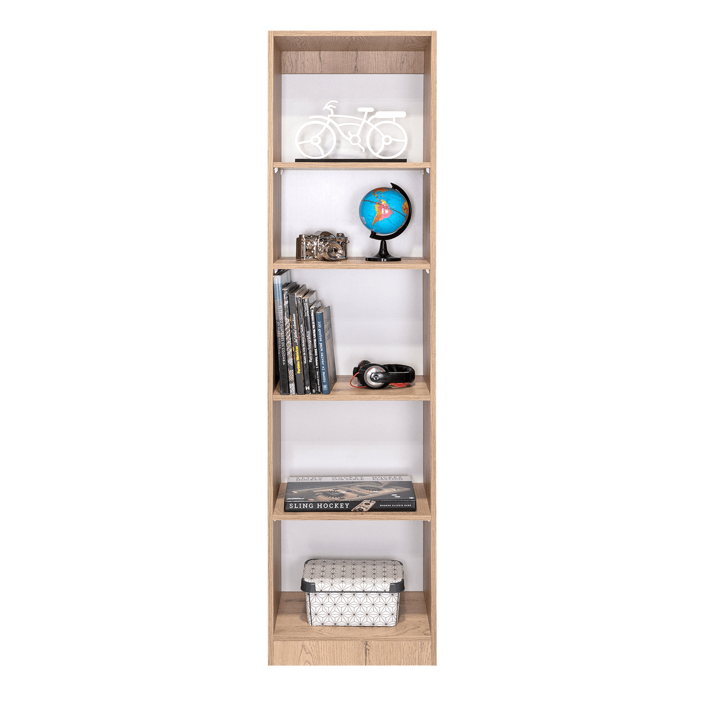 Estante Valuma E2 (1C) Macadamia+Blanco Mq