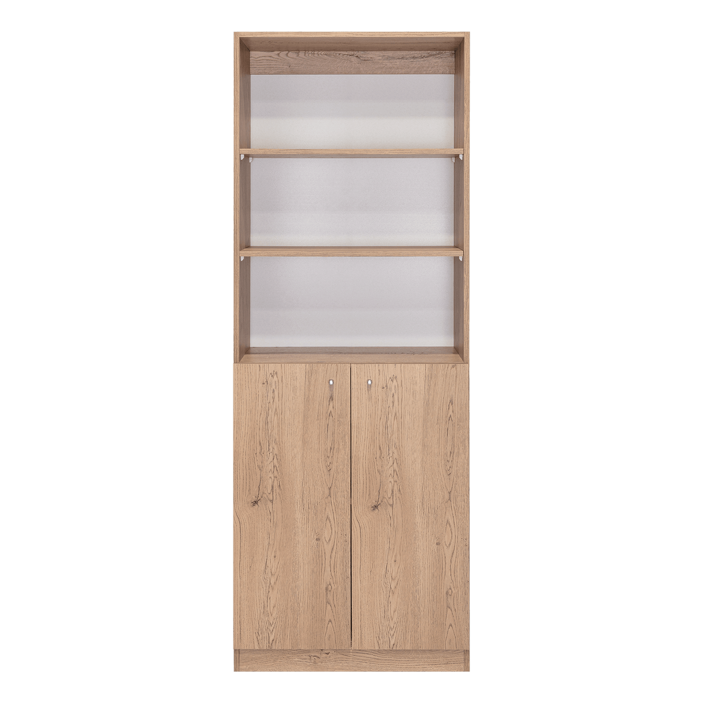 Estante Valuma E4 2P (1C) Macadamia+Blanco