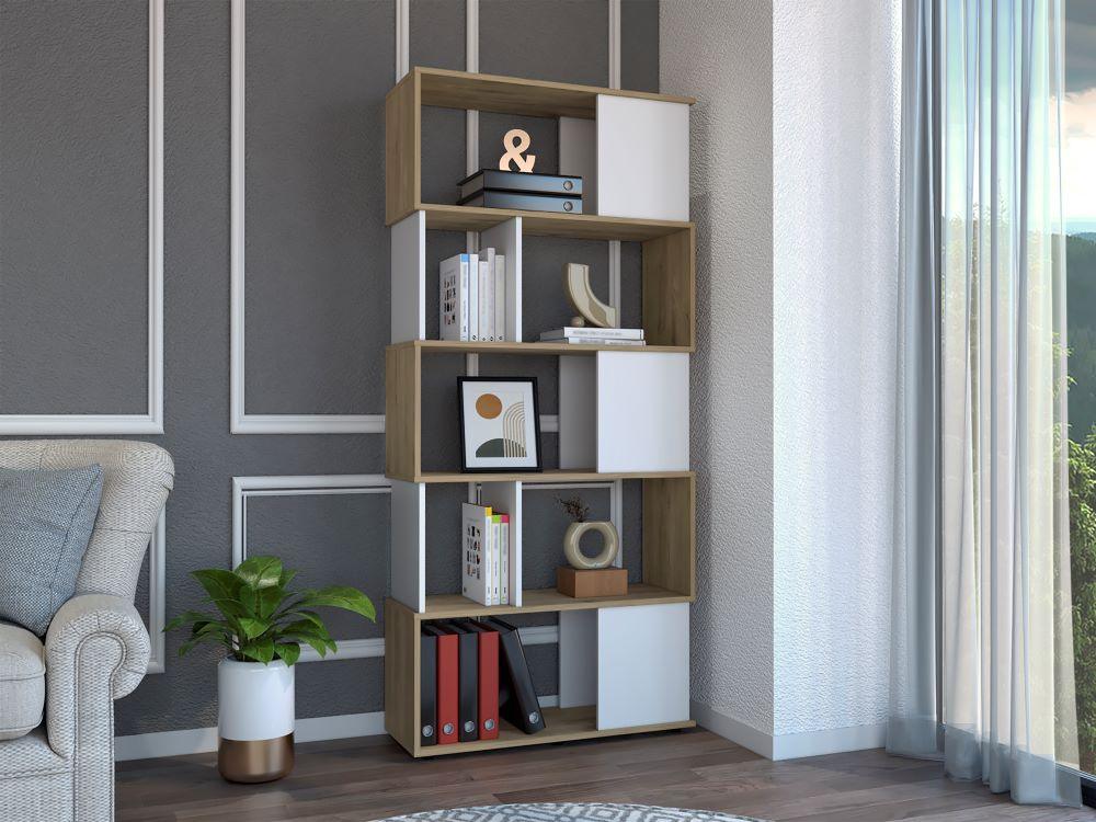 Biblioteca Sovari Macadamia Y Blanco