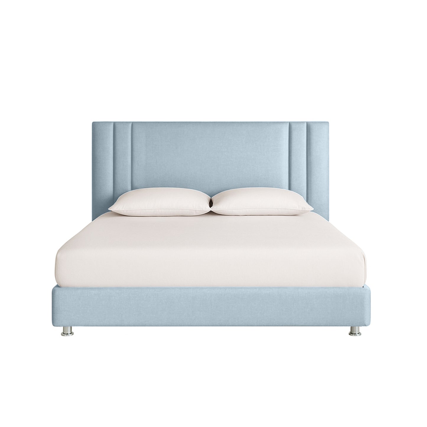 Base Cama Nido con Espaldar Semidoble Infantil Lupe azul cielo
