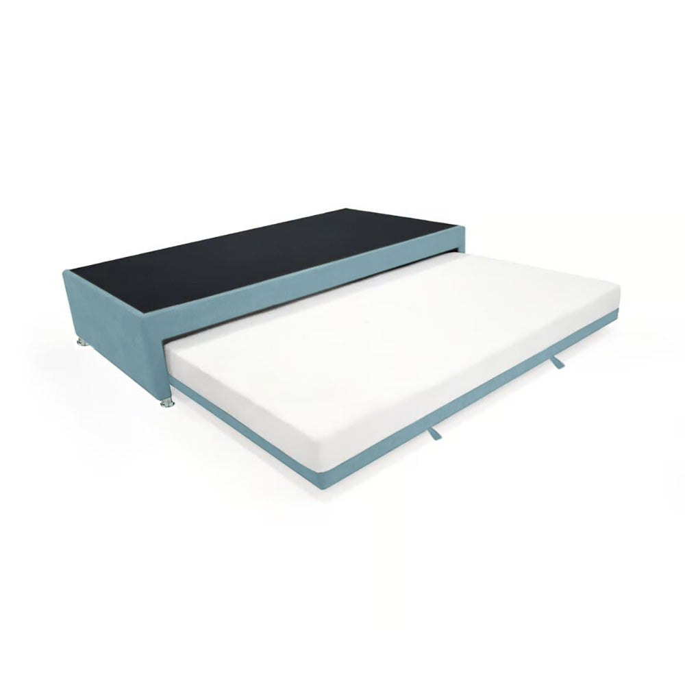 Base Cama Nido con Espaldar Sencillo Infantil Lupe azul claro